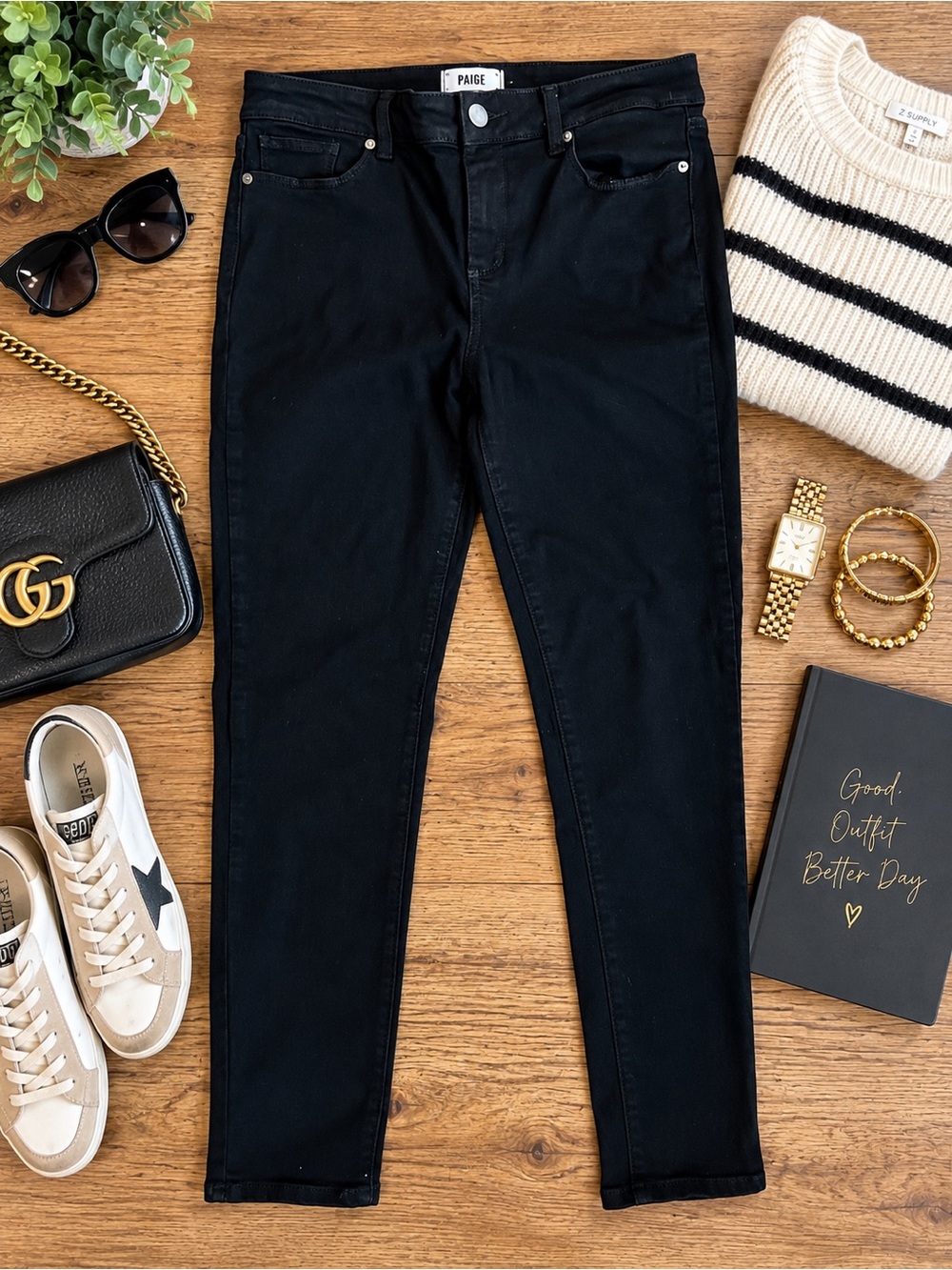 PAIGE Verdogo Ultra Skinny Black Women's Jeans